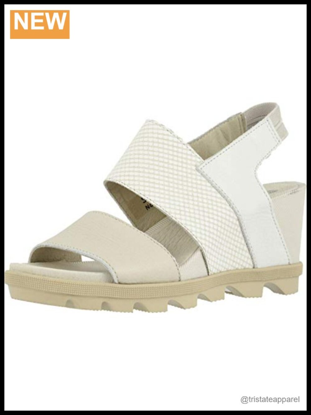 Slingback Platform Wedge Sandals Full Grain Leather Adjustable Casual